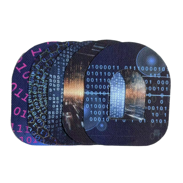 5x Design Tape BINARY - Omnipod