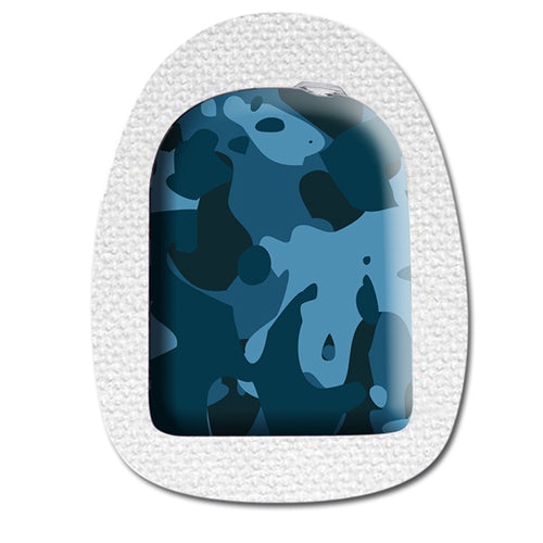 Omnipod Sticker "Camouflage Blue"