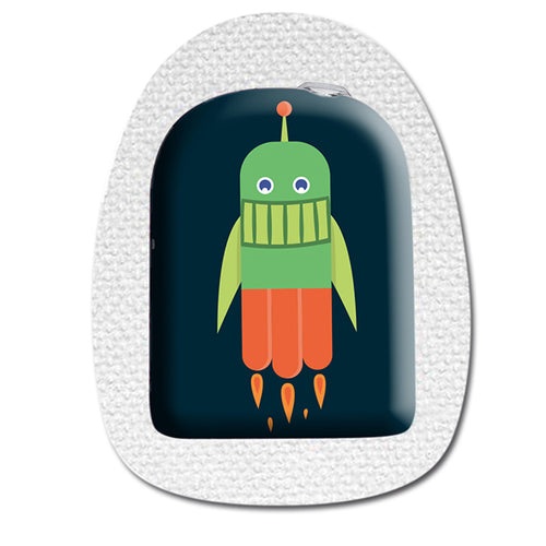 Omnipod Sticker "Rocket"