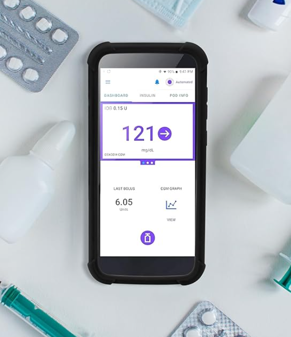 Étui en silicone souple rouge pour Omnipod 5