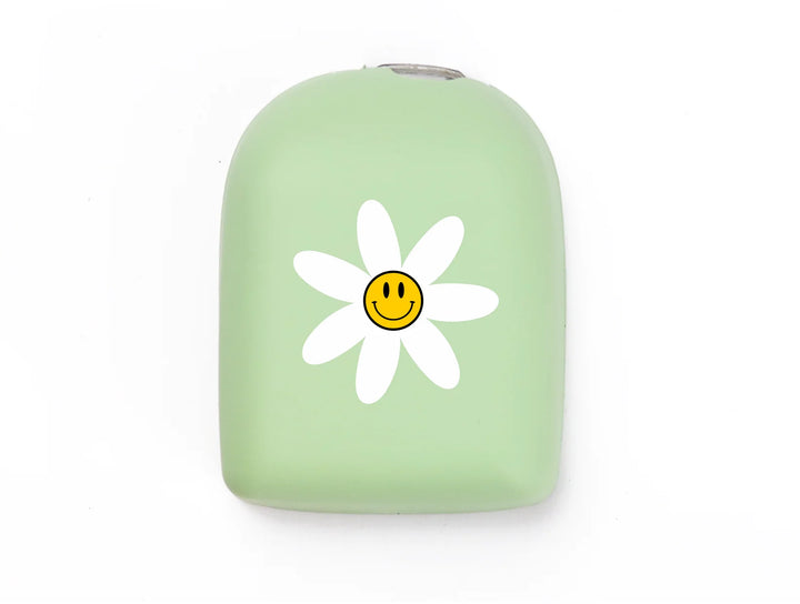Omnipod Cover ''Happy Daisy Light Green''