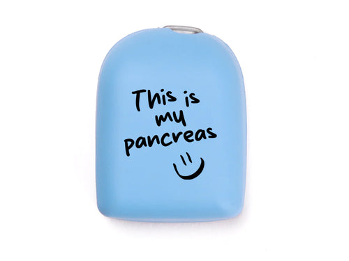 Omnipod Cover ''This is my my pancreas - Light Blue''