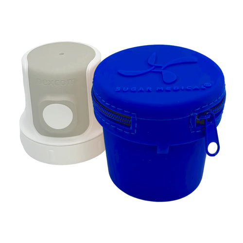 Dexcom G7 Silikon Case Blau