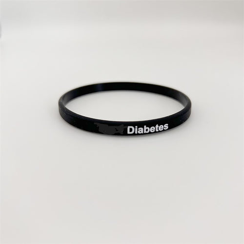 Armband "Diabetes" Schwarz
