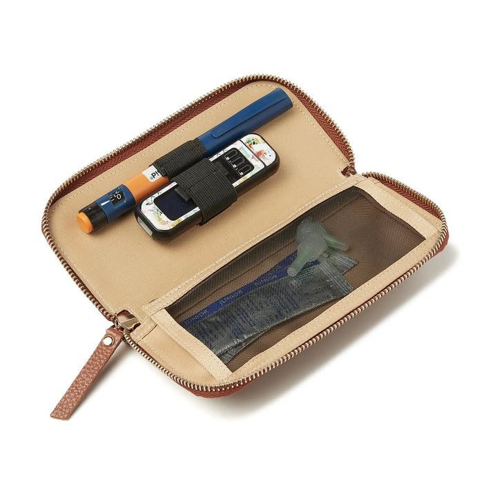 Sweet Collection dR Amsterdam® Diabetes Accessory Bag CHARLY Leather Camel