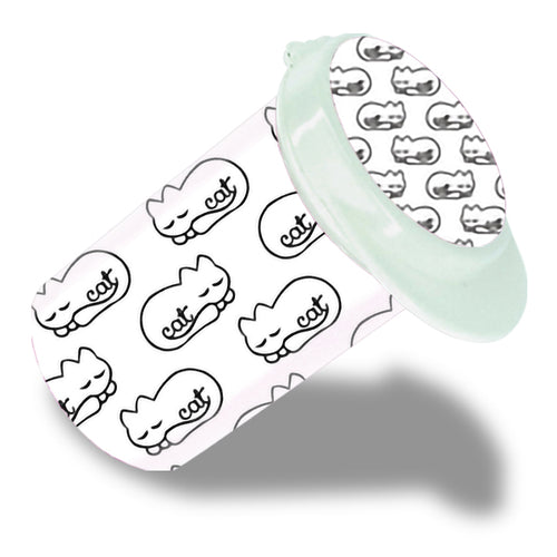 Sticker "Cats" for Freestyle test strip container