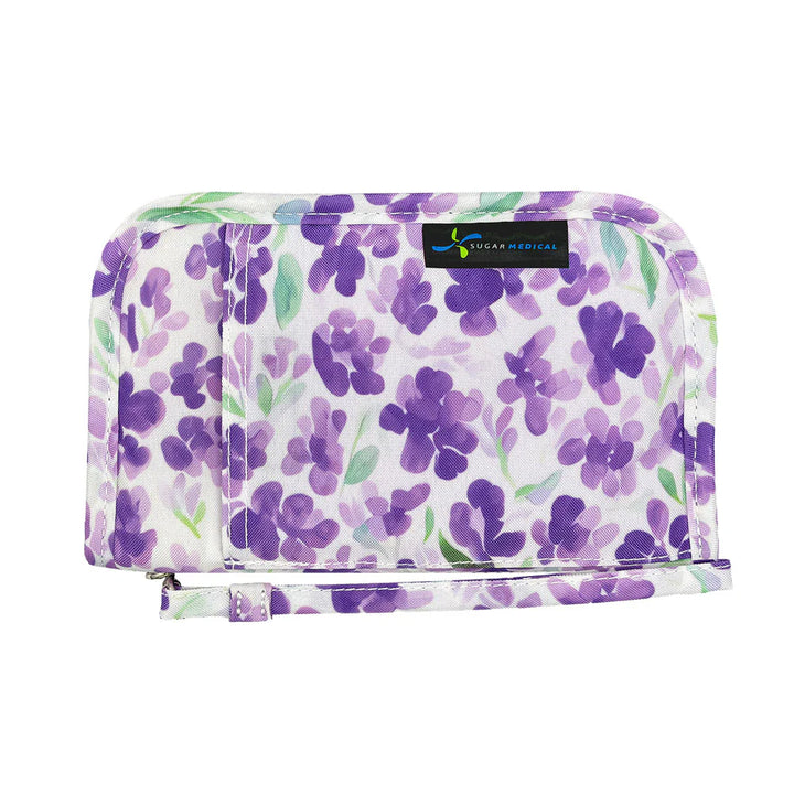 Diabetes Zubehörtasche "Tessa Purple Floral"