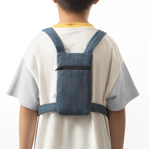 NEU: Insulinpumpenrucksack für Kinder mit Platz für CGM Reader/Handy "BLAU"