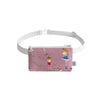 Pump case "Ballet" for insulin pumps: pink insulin pump case with flexible band as belt and for CGM readers, for kids