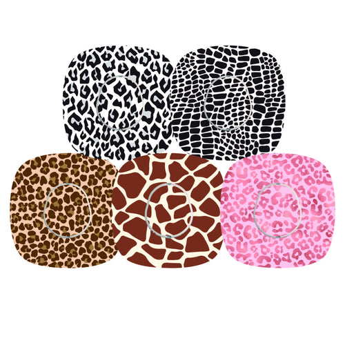 5x autocollant design + bande « Animal Print » – Dexcom G7