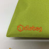 Zuckerschmuck Diabetes Zubehörtasche "Sunny" grün/orange, klein, Logo diabag