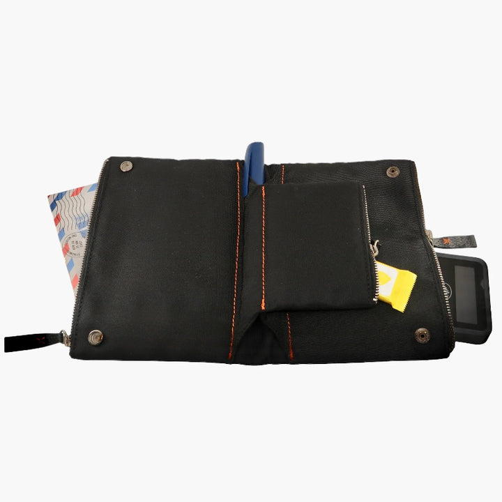 Zuckerschmuck Diabetes Zubehörtasche diabag ''POUCH'' Nylon Schwarz offen