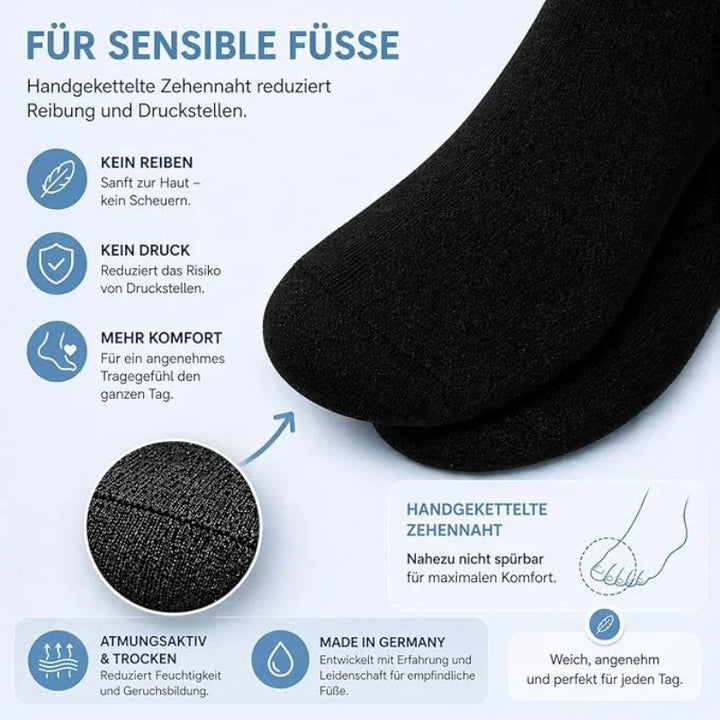 Zuckerschmuck Diabetiker Socken Made in Germany 