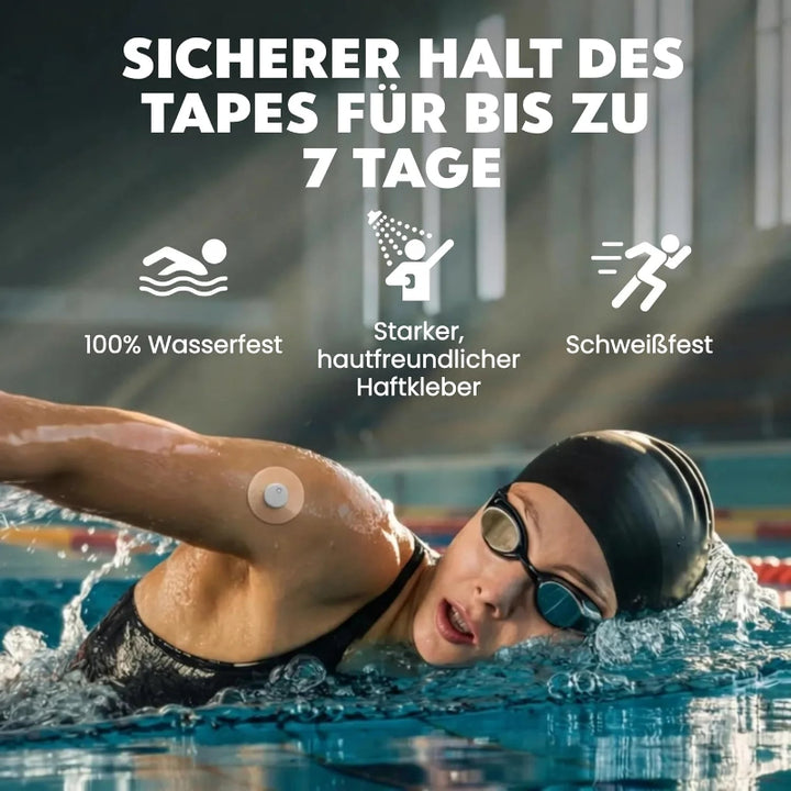 Zuckerschmuck Freestyle Libre 3 wasserfest, hautfreundlich, Sport 