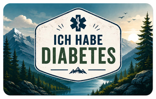 Medical ID Card for Diabetics "Forest"