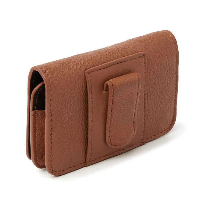 Sacoche pour pompe Medtronic « Beau » marron en cuir véritable de Sweet Collections (également pour Ypsopump)