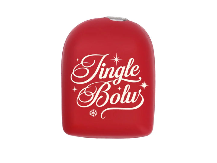 Omnipod Cover "Jingle Bolus - Red", auch für Omnipod 5 und DASH