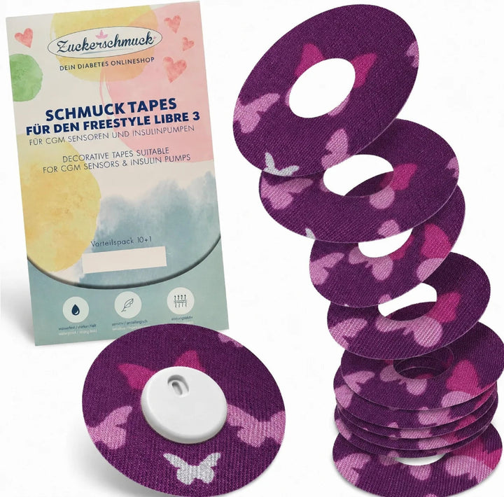 Zuckerschmuck Sparpack 10 + 1 SCHMUCK Tape Libre 3 Ring Butterfly