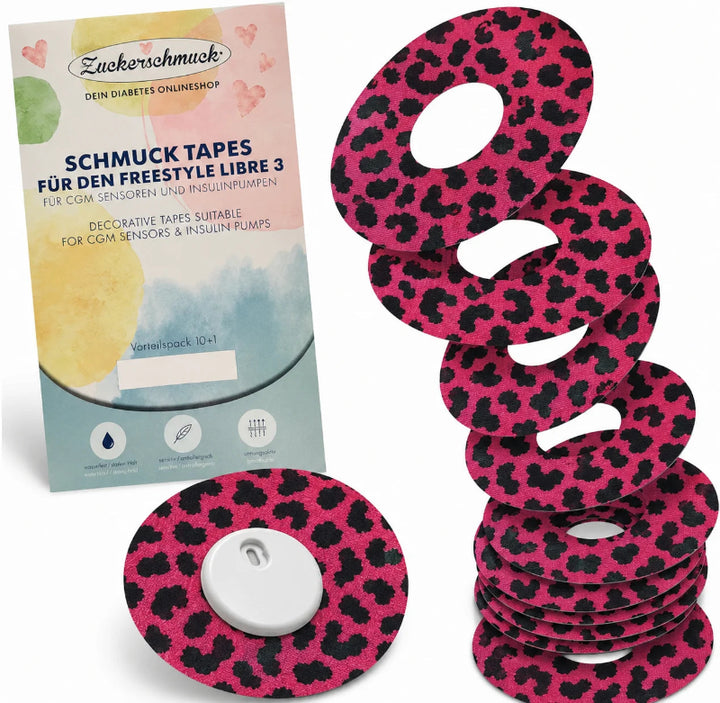 Zuckerschmuck Sparpack 10 +1 gratis Libre 3 SCHMUCK Tape Ring Leo Pink