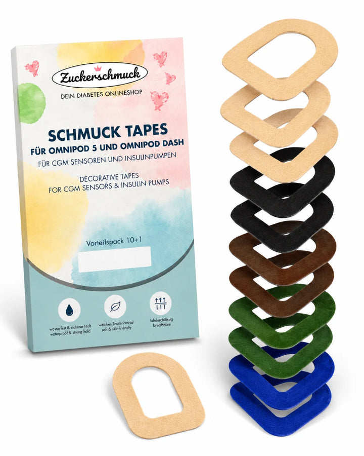 Zuckerschmuck Tape Sparpack Omnipod 5 Pmnipod Dash 