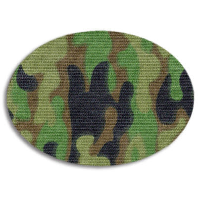 BIJOUX Ruban petit Camouflage Vert