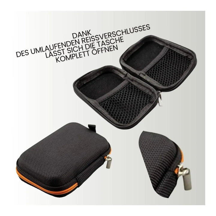 Dexcom reader case G7, "Black" leather vegan