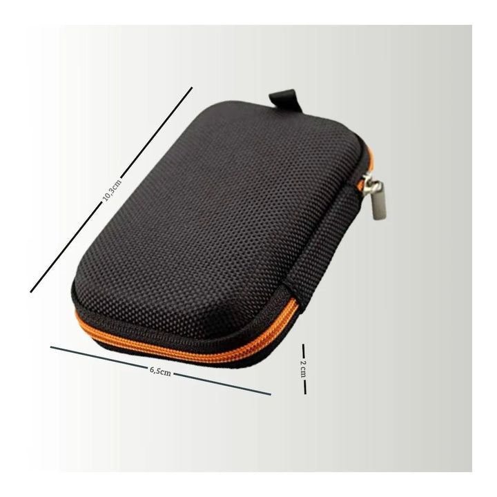 Dexcom reader case G7, "Black" leather vegan