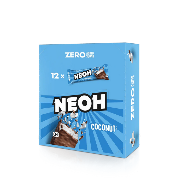 NEOH COCONUT - Chocolate bar without sugar - only 3g net carbs per bar