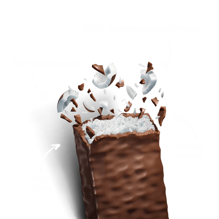 NEOH COCONUT - Chocolate bar without sugar - only 3g net carbs per bar