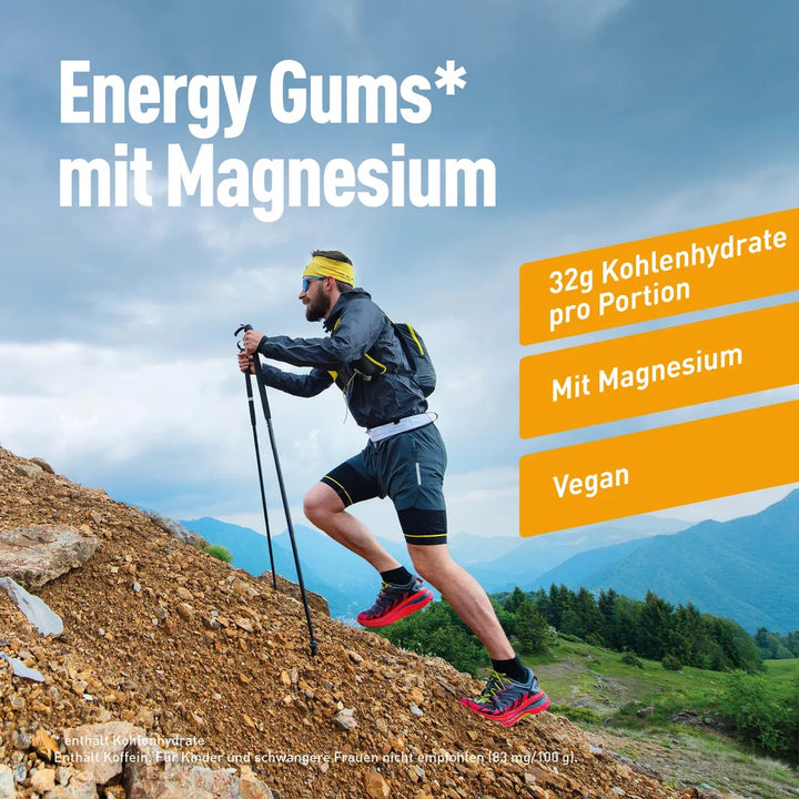 Dextro Energy Gums Orange + Magnesium (6 pieces of 5 g KH each)