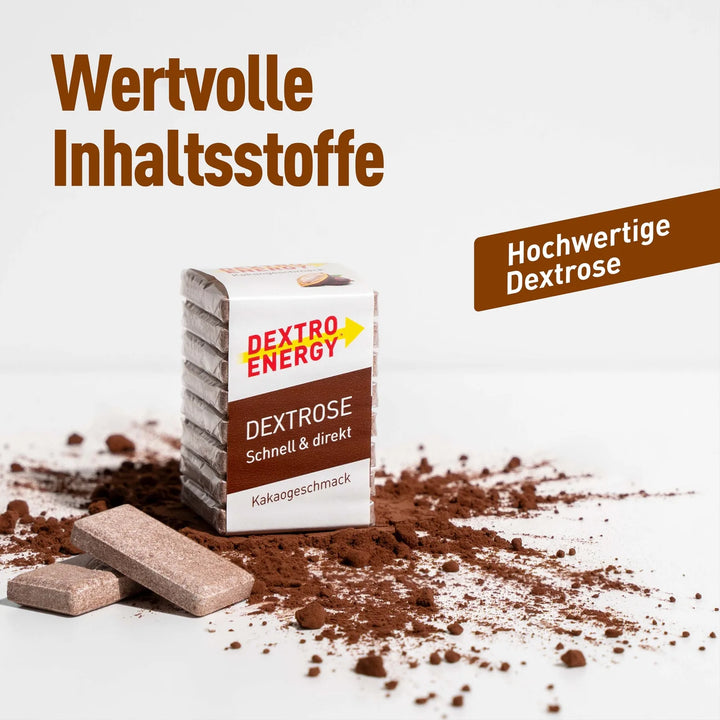 Dextro Energy Dextrose Cubes Cocoa 