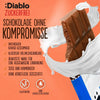 Chocolat au lait sans sucre Diablo 85g - seulement 7g de glucides nets/tablette