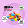 Diablo Zuckerfrei: bunte Erdnüsse umhüllt von Milchschokolade (40 g, 5,6 g anrechenbare KH*)