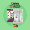 Diablo sugar-free: peanuts coated in fine milk chocolate (40 g, 2,4 g of countable carbs*)