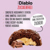 Diablo sans sucre : cookies, biscuits au cacao avec cacahuètes, trempés dans du chocolat au lait entier (110 g, 5 g de glucides comptabilisables* par portion)