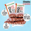 Diablo sugar-free: milk chocolate Crispy Rice (75 g, 9,8 g of countable carbs* per bar)