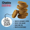 Diablo cookies: sugar-free sandwich vanilla cookies with cocoa cream, individually packaged (176 g, 3 g of countable carbs* per cookie)