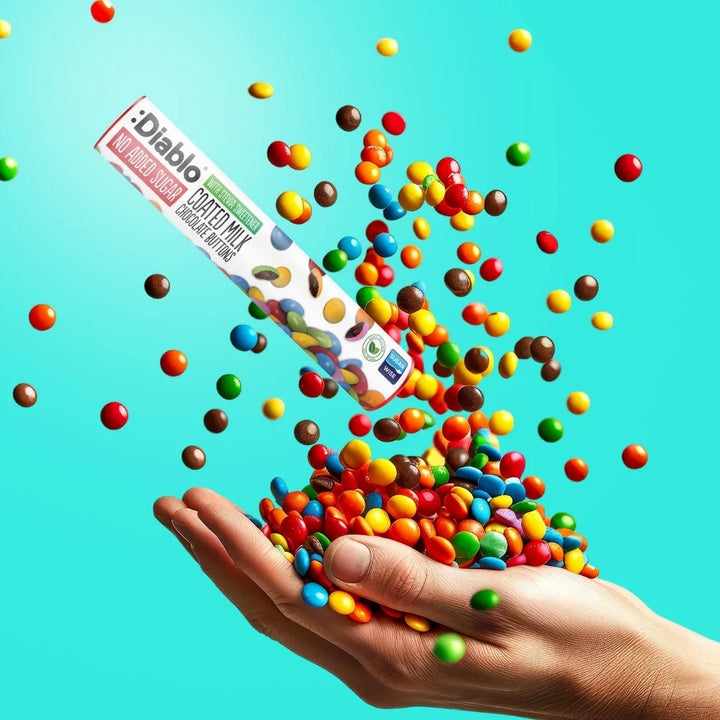 Diablo Zuckerfrei: Schokolinsen (22 g, 2,6 g anrechenbare KH*)