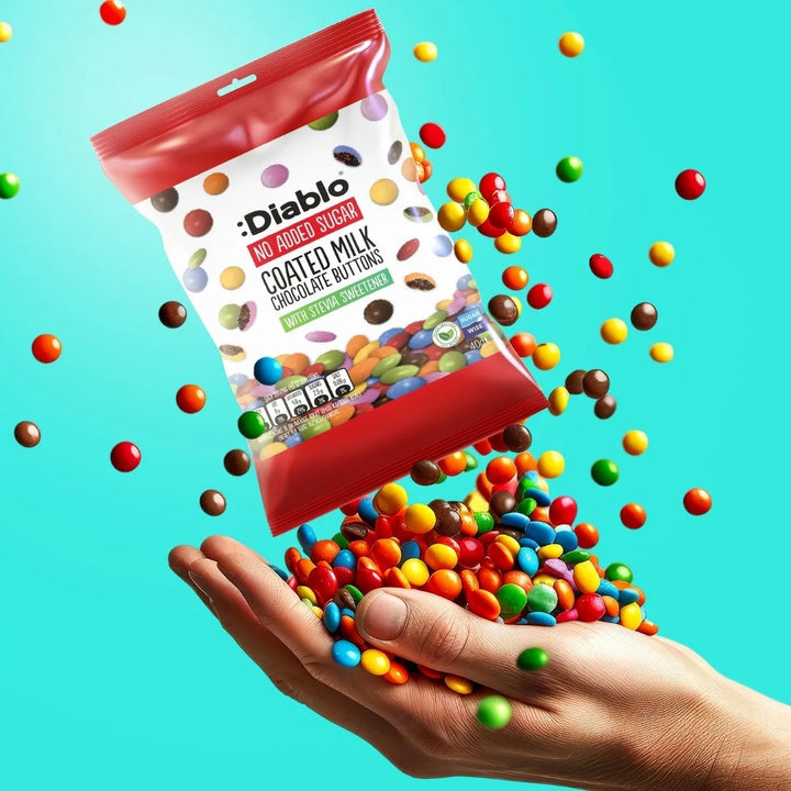 Diablo Zuckerfrei: Schokolinsen (40 g, 4,8 g anrechenbare KH*)
