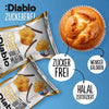 6er Sparpack Diablo zuckerfreie Vanille Muffins 270g - nur 11g anrechenbare KH pro Muffin