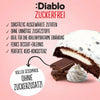 Diablo sugar-free: cookies, white chocolate cookies with milk cream (128 g, 3,2 g of countable carbs* per cookie)