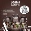 Sauce au chocolat sans sucre Diablo, sauce dessert au chocolat (290 ml, 0,3 g de glucides comptabilisés* par portion de 30 g)