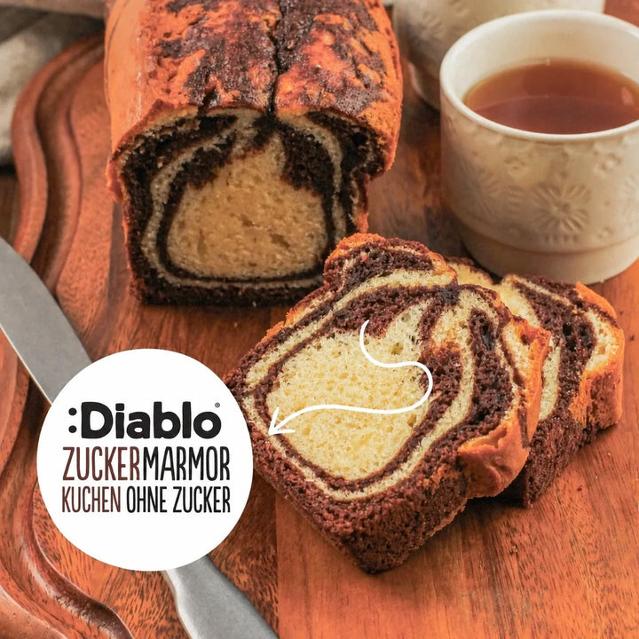 Diablo sugar-free marble cake (400 g, 23 g of countable carbs* per 100 g)