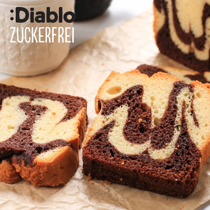 Diablo sugar-free marble cake (400 g, 23 g of countable carbs* per 100 g)