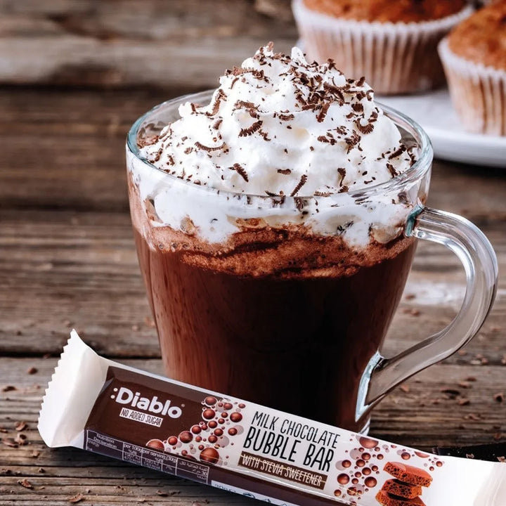 Diablo sugar-free: chocolate bubble bar (30 g, 3,6 g of countable carbs*)