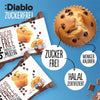 Diablo 6x zuckerfreie Muffins mit Schokostückchen