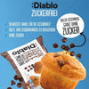 Diablo 6x zuckerfreie Muffins mit Schokostückchen
