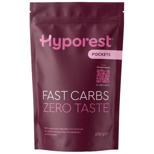 NEU: 10x Hyporest Pockets für unterwegs - Glukosetabletten ohne Geschmack