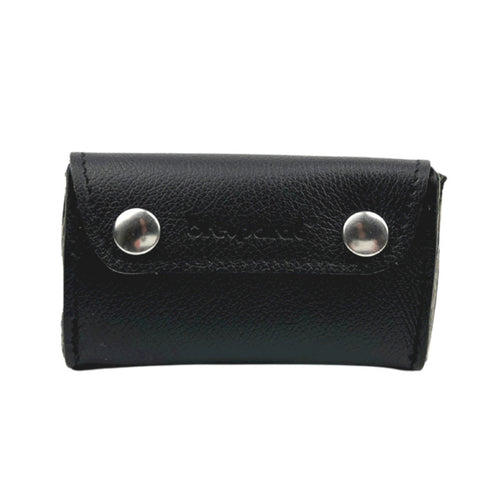 Ledertasche für Dexcom-Lesegerät G7, Schwarz "MIT CLIP"