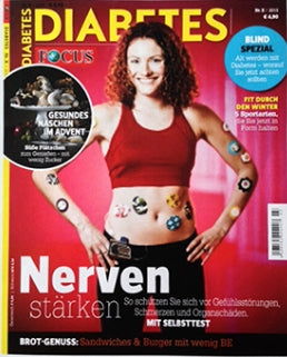 Titelseite des Magazins Focus Diabetes